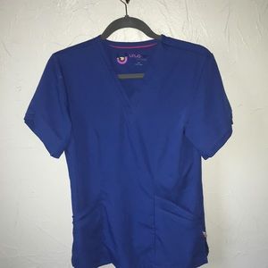 🧡 3/$25 Blue Scrub Top